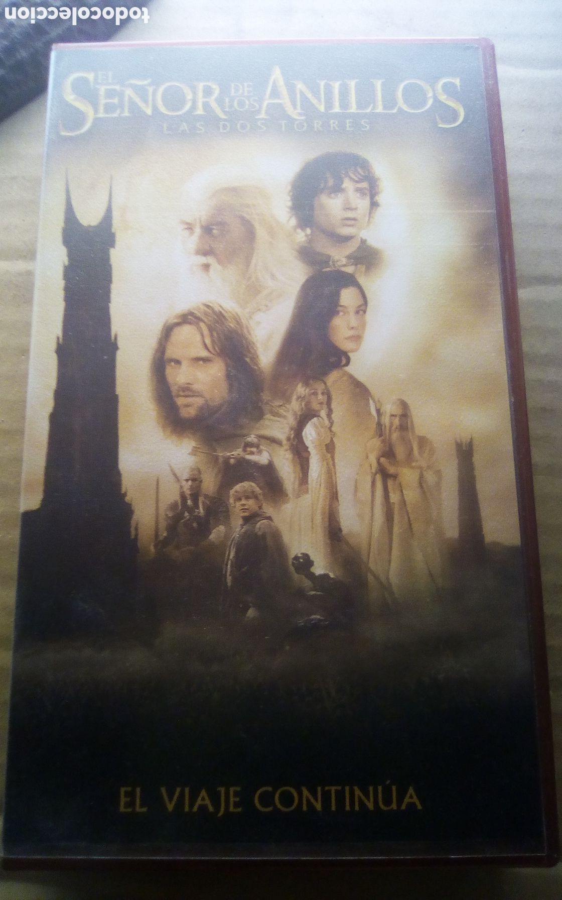 Cine: VHS. El se&ntilde;or de los anillos. Las dos torres. A&ntilde;o 2003.
