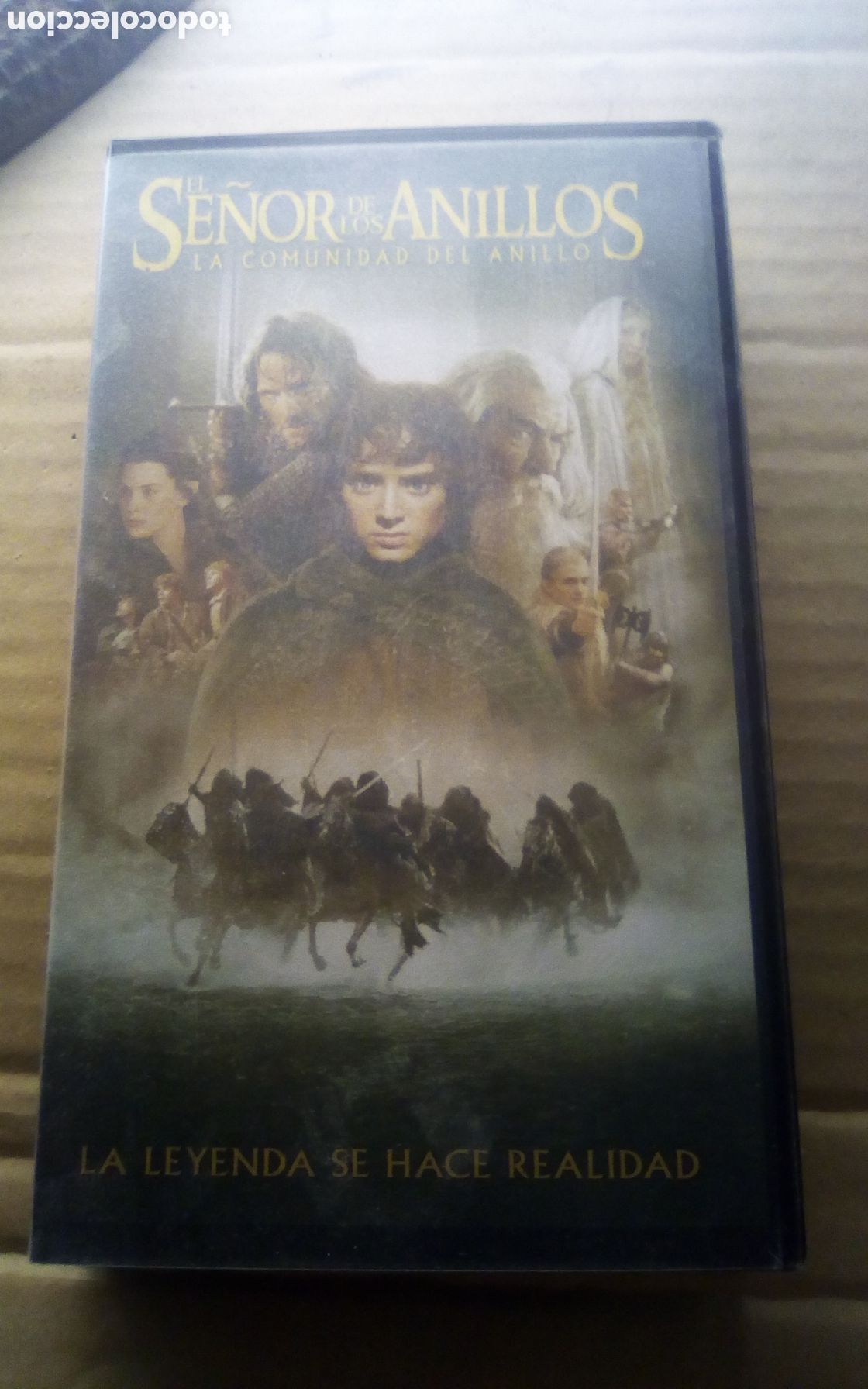 Cine: VHS. El se&ntilde;or de los anillos. La comunidad del anillo. A&ntilde;o 2002.
