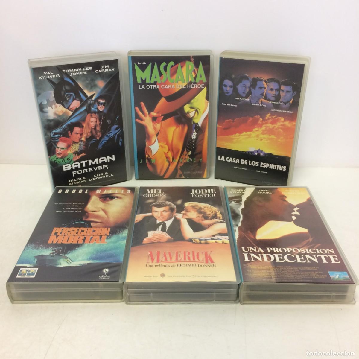 Kino: Pel&iacute;culas: lote de 41 Pel&iacute;culas VHS &Uacute;ltimos &Eacute;xitos del Cine -La Mascara, La casa de los Espiritus ..