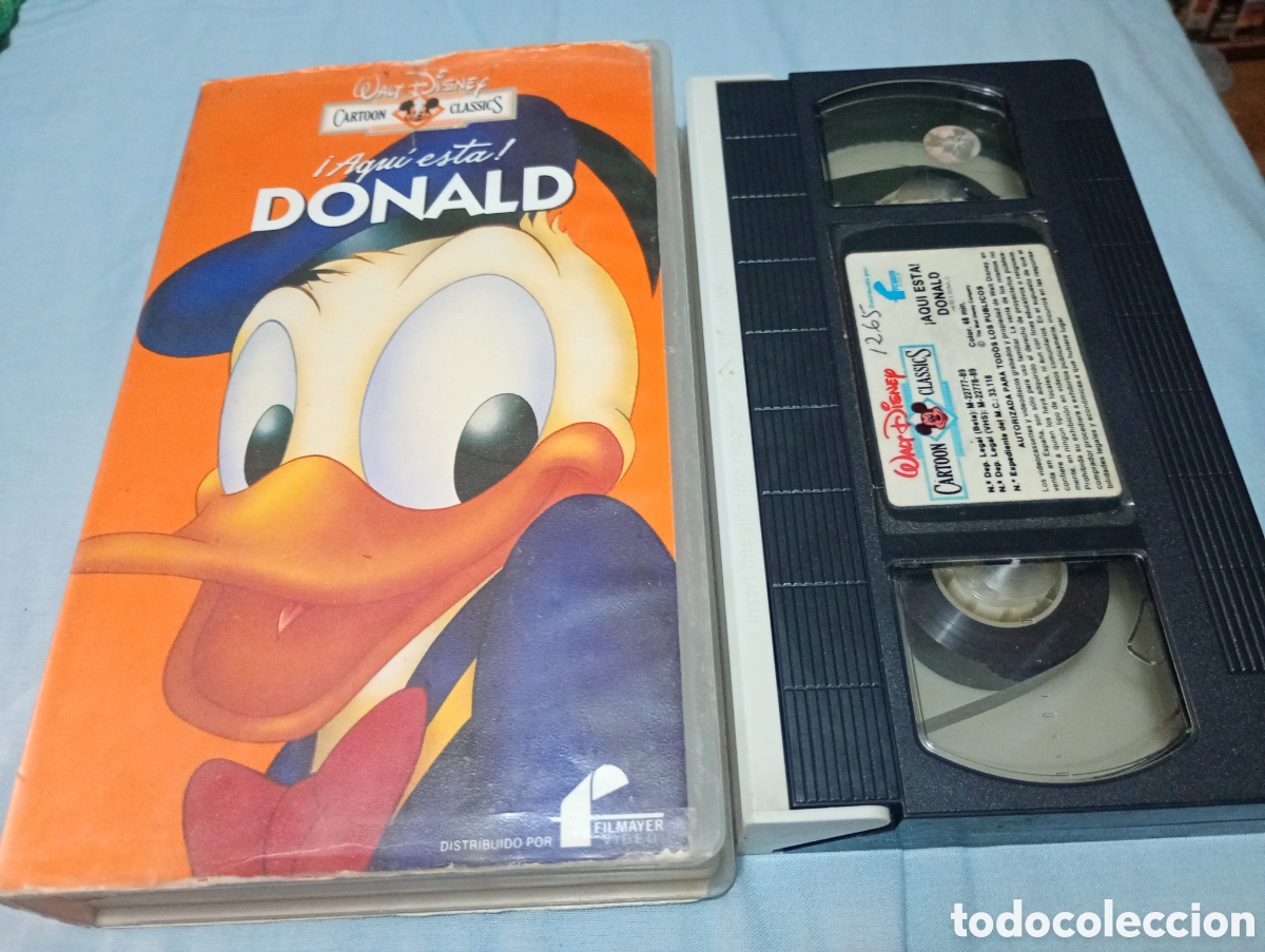 Cine: Aqu&iacute; est&aacute; Donald vhs Filmayer
