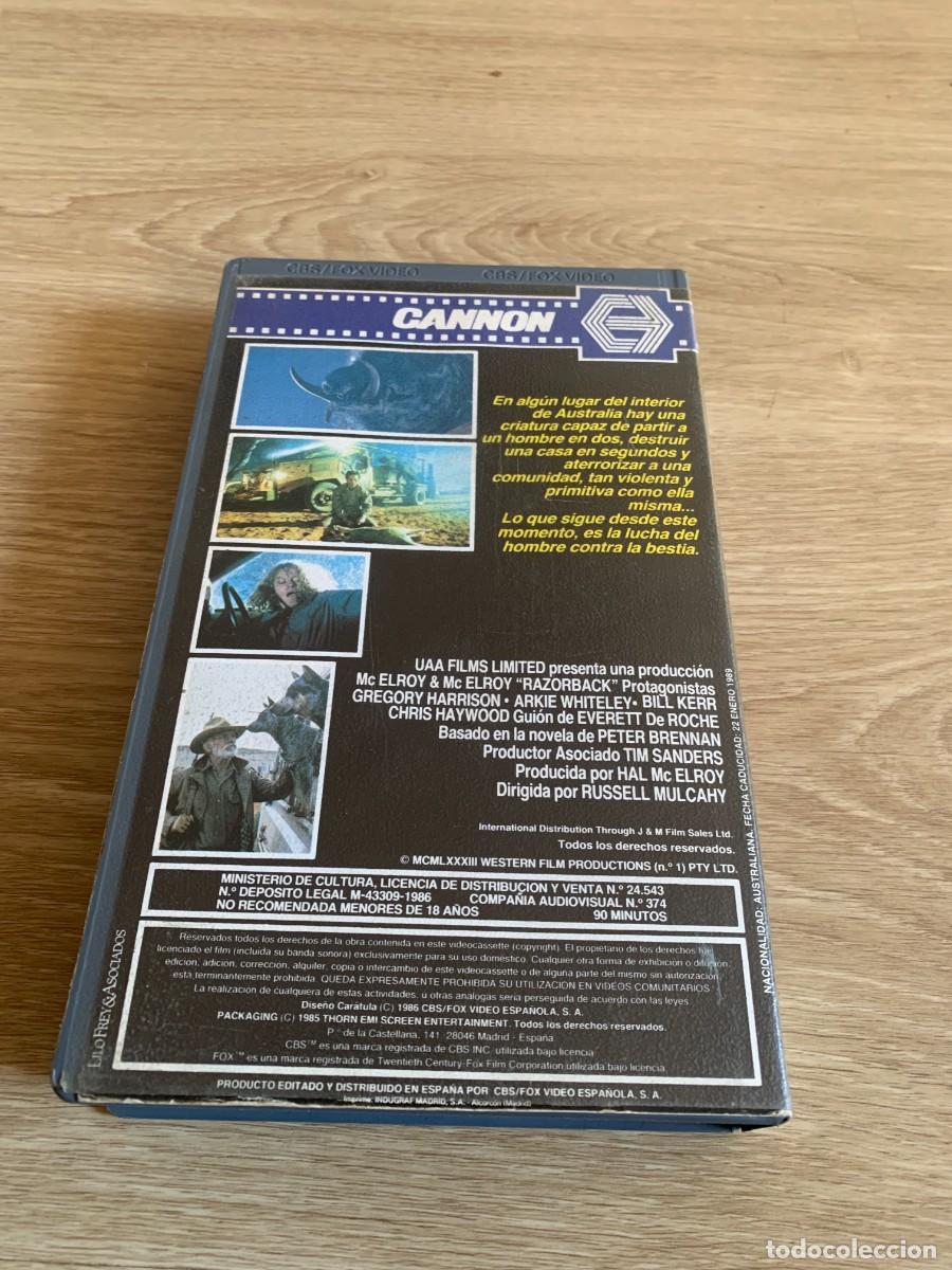 Cine: VHS. LOS COLMILLOS DEL INFIERNO. - Foto 4