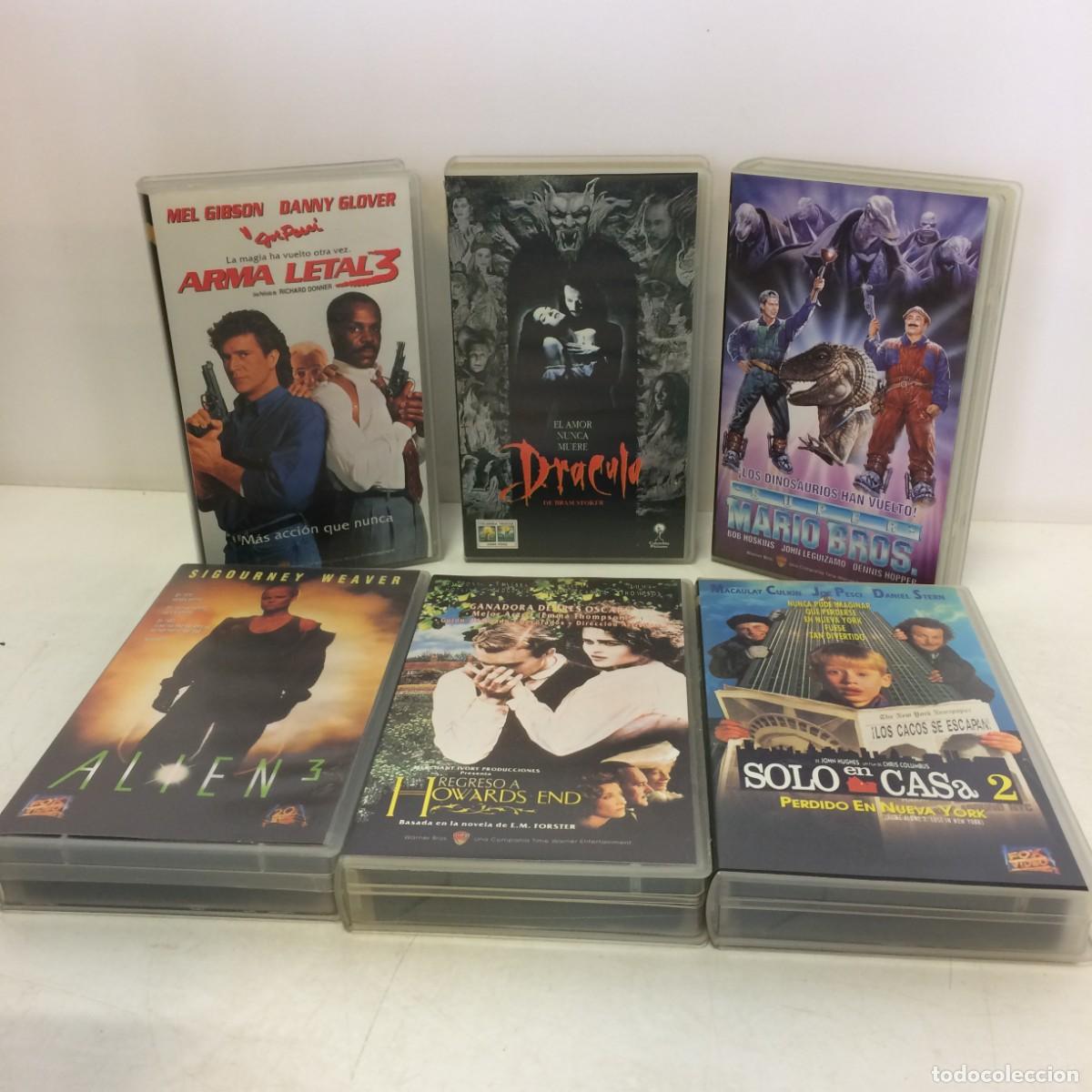 Cin&eacute;ma: Pel&iacute;culas: lote de 41 Pel&iacute;culas VHS + 2 Libros Cine de los Noventa 90's - Dracula, Solo en casa 2...