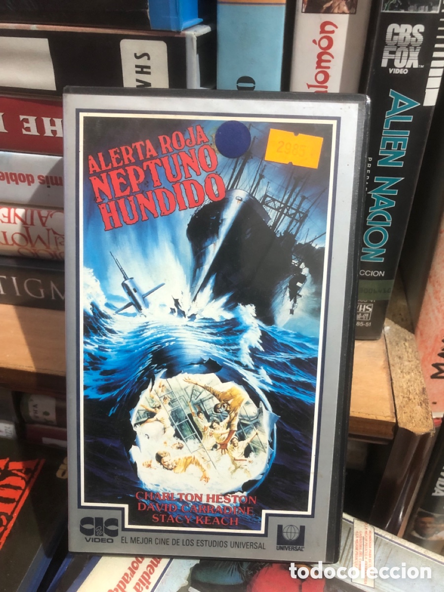 Cine: VHS ALERTA ROJA NEPTUNO HUNDIDO