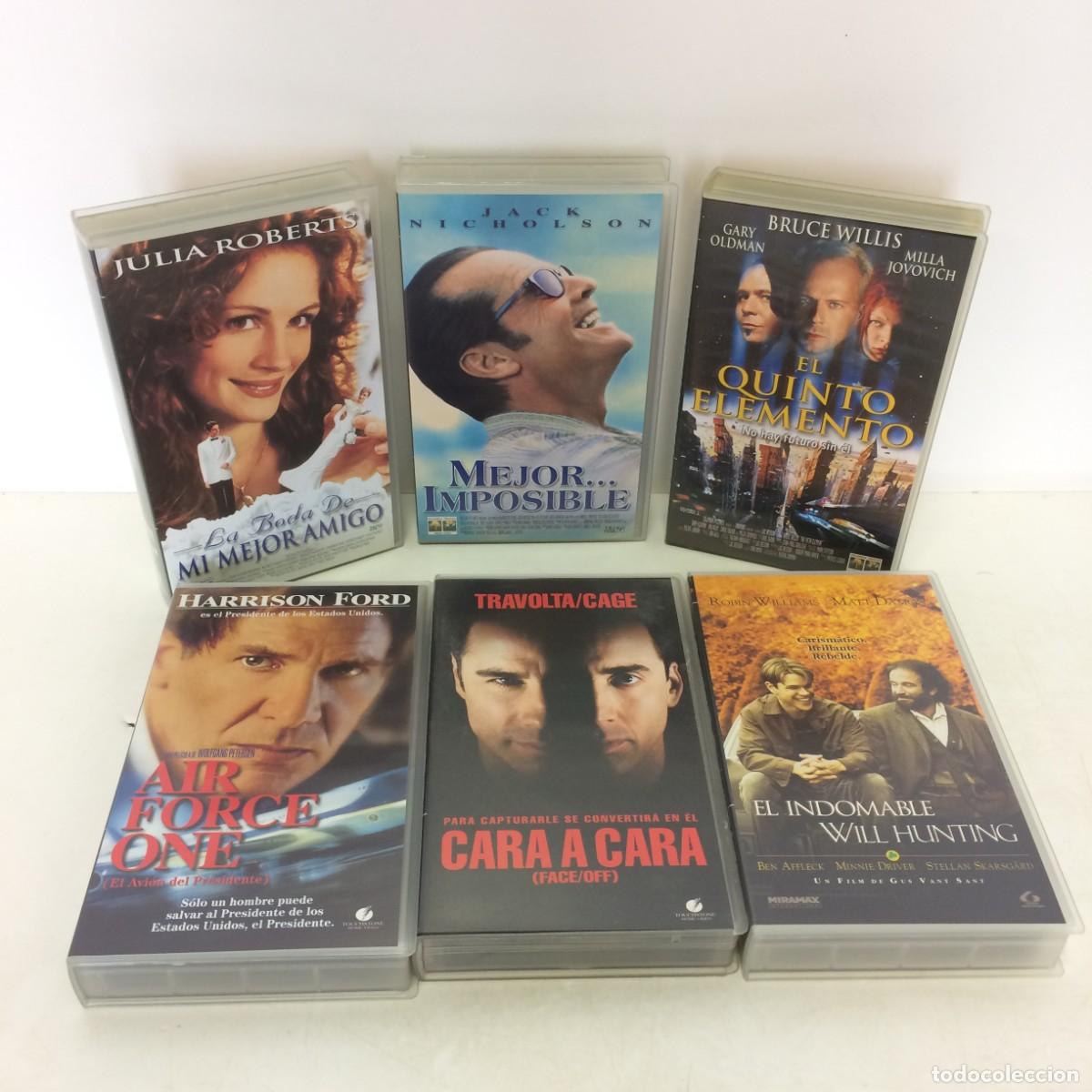 Cinema: Pel&iacute;culas: lote de 52 Pel&iacute;culas VHS + 2 Libros Gran Estreno - Mejor Imposible, Cara a Cara ...
