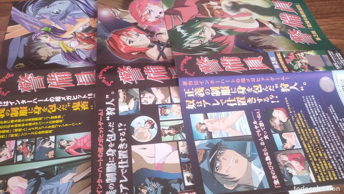 Cine: CARATULA VHS, BETA - Lote 3 caratulas Yokubou no Saishu Junkai, Anime, IDIOMA JAPONES