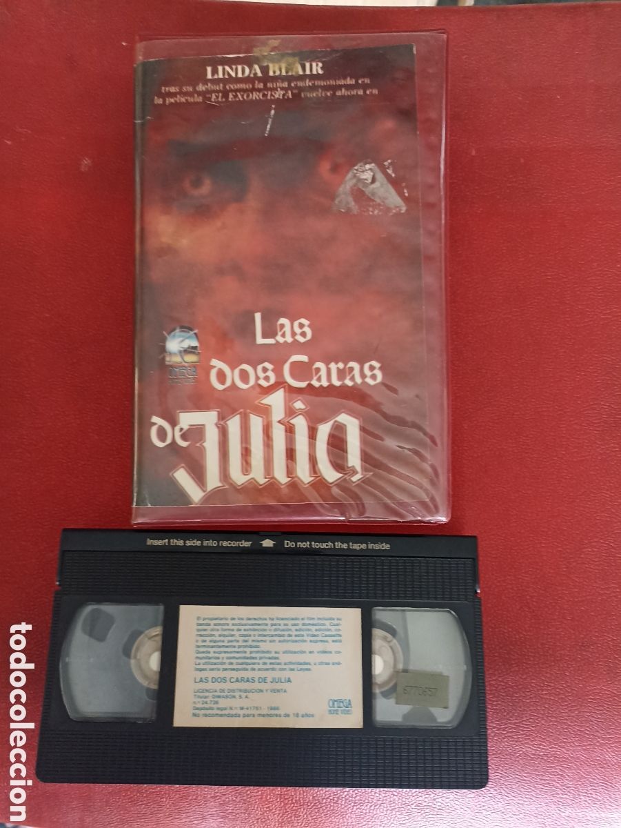 Cine: VHS-LAS DOS CARAS DE JULIA.OMEGA HOME V&Iacute;DEO . KAREN BLACK