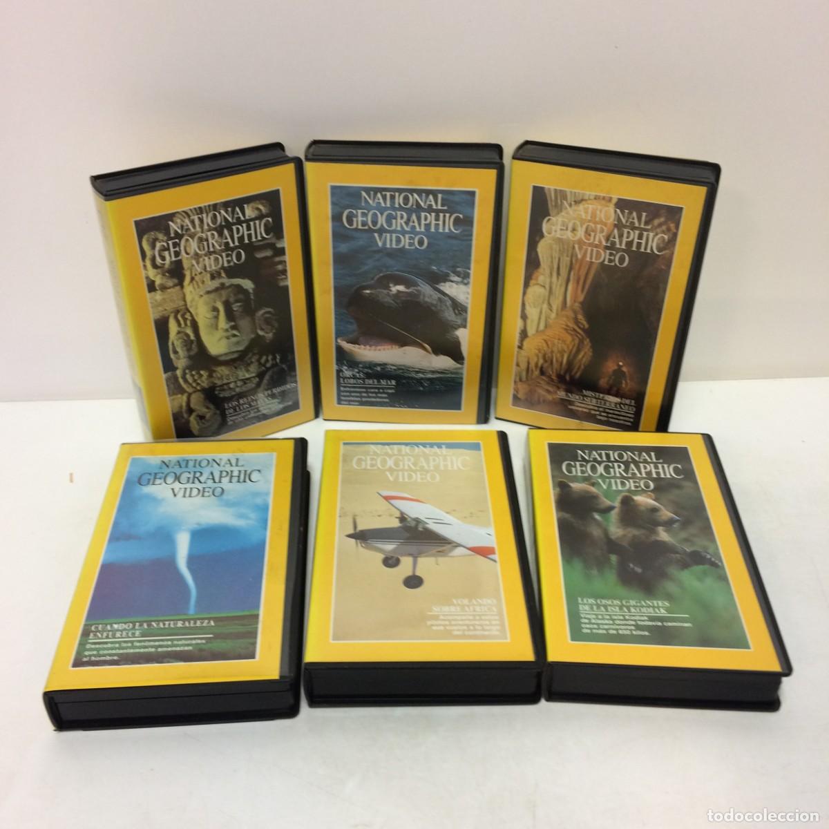 Kino: Pel&iacute;culas: lote de 32 V&iacute;deos VHS National Geographic Video - Numerados