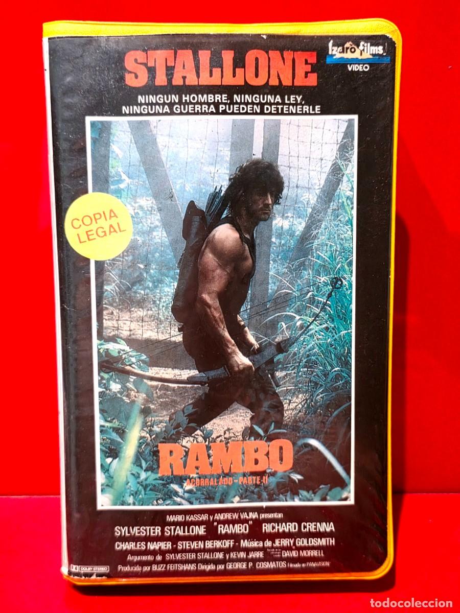 Cine: RAMBO 2: Acorralado Parte II (1985) - 1&ordf; EDICI&Oacute;N IZARON CANNON