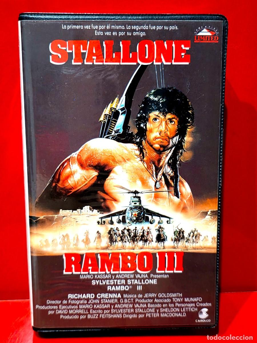 Cine: RAMBO III (3) (1988) - Sylvester Stallone, Richard Crenna - 1&ordf; EDICI&Oacute;N