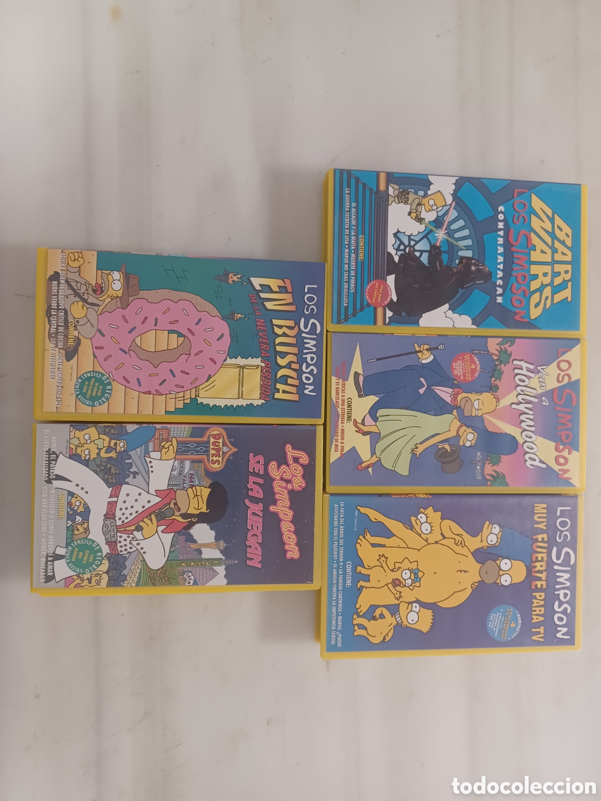 Cine: 5 pel&iacute;culas vhs los Simpson - Foto 1