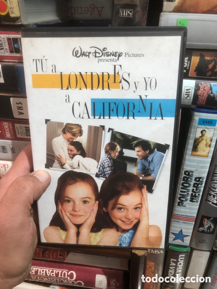 Cine: VHS V&Iacute;DEO CLUB TU A LONDRES Y YO A CALIFORNIA