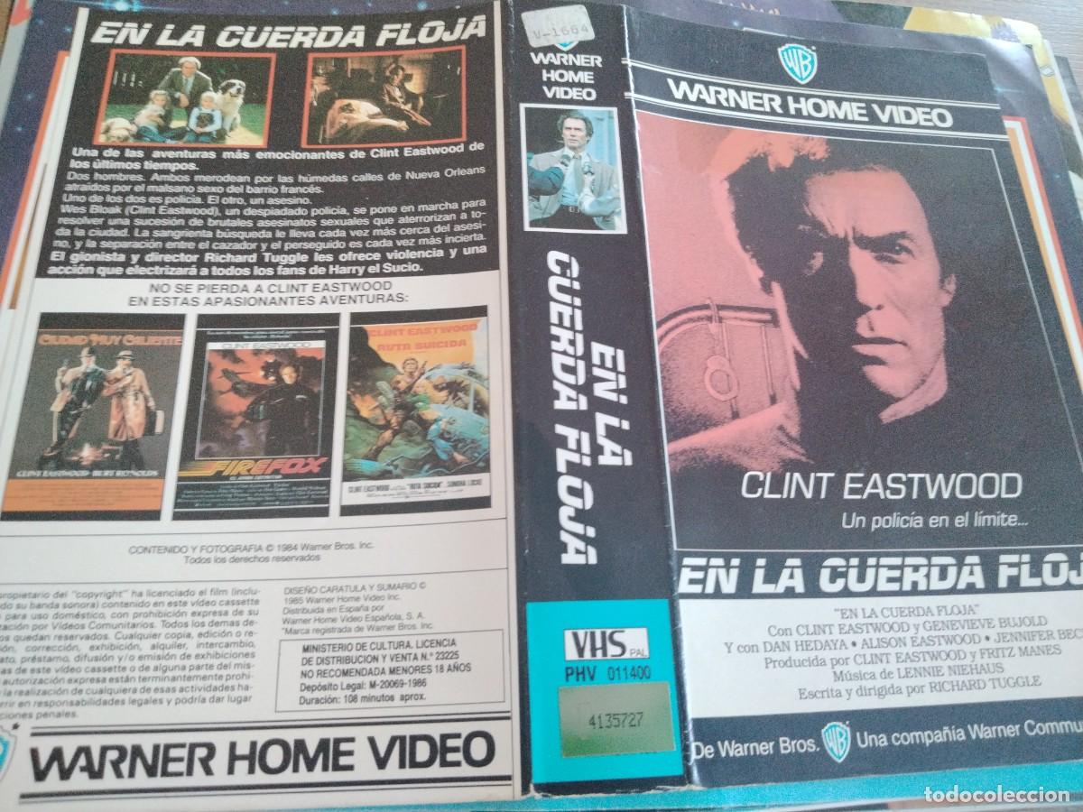 Cine: SOLO CARATULA VHS - EN LA CUERDA FLOJA