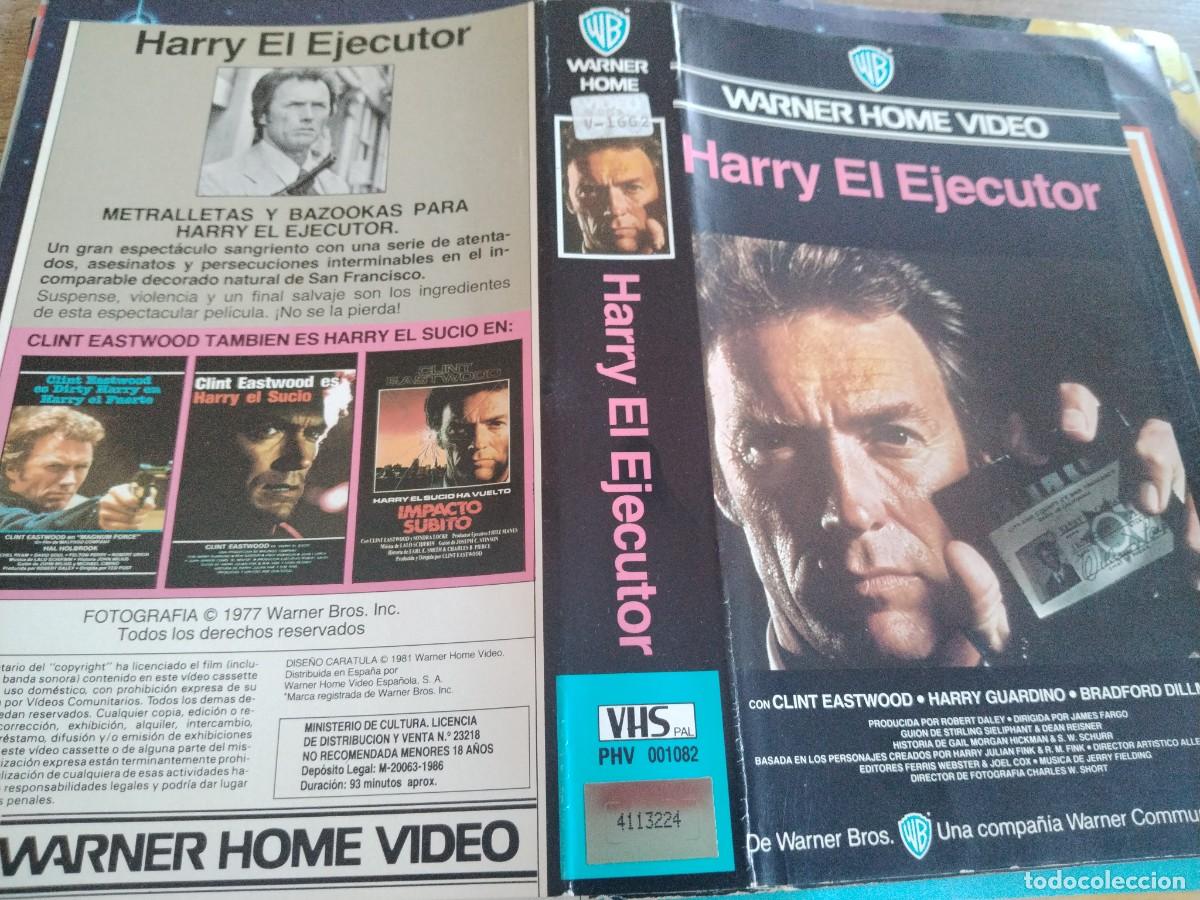 Cine: SOLO CARATULA VHS - HARRY EJECUTOR