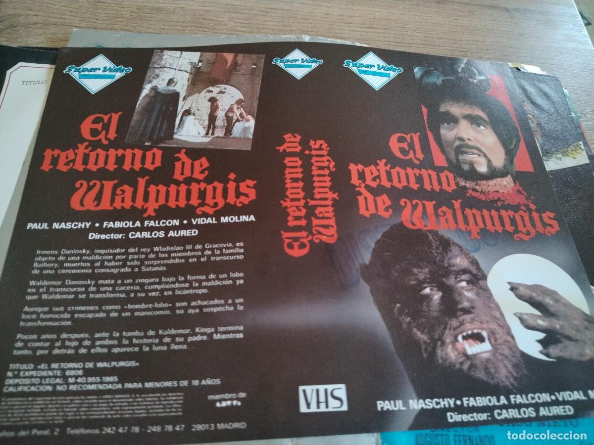 Cine: SOLO CARATULA VHS - EL RETORNO DE WALPURGIS