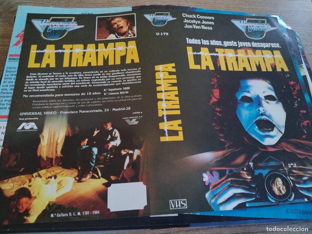 Cine: SOLO CARATULA VHS - LA TRAMPA