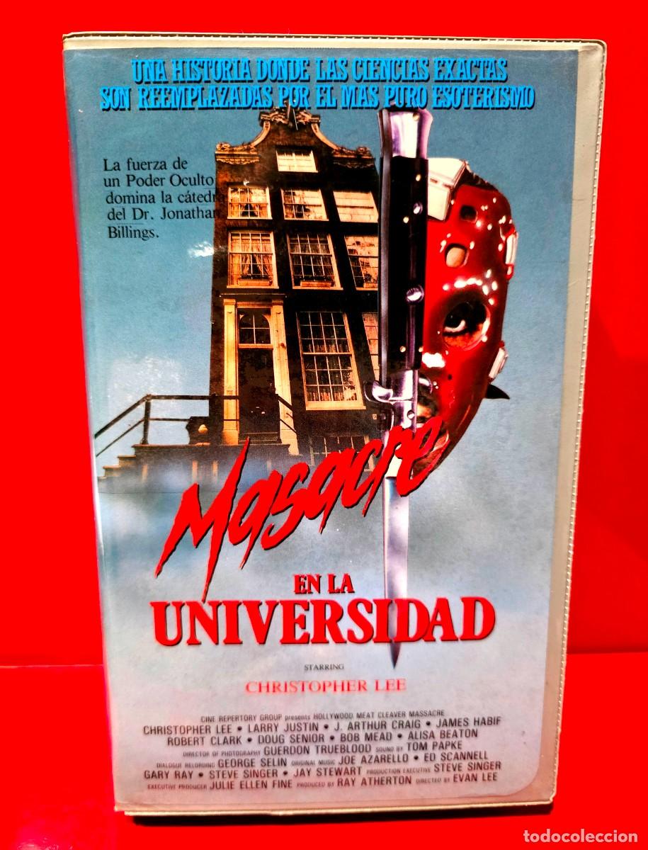 Cine: MASACRE EN LA UNIVERSIDAD (1977) - TERROR 1&ordf; EDICI&Oacute;N VIDEOCLUB
