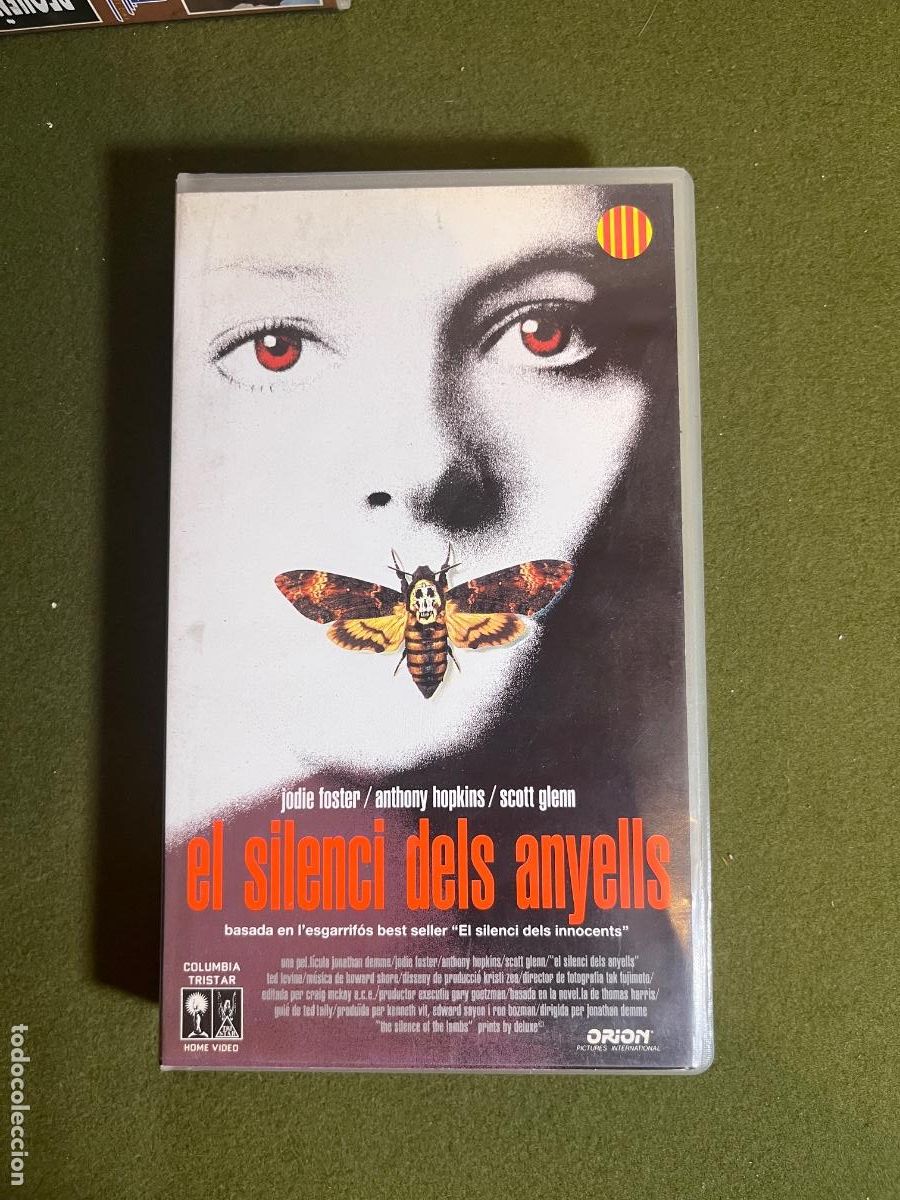 Cinema: VHS El Silencio de los Corderos The Silence of the Lambs Jodie Foster Anthony Hopkins Columbia Trist