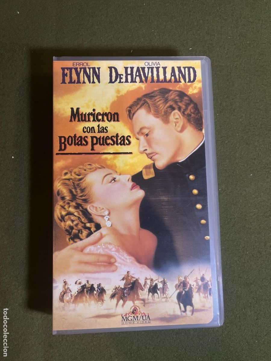 Cinema: VHS Murieron con las Botas Puestas They Died with Their Boots On Errol Flynn Olivia de Havilland MGM