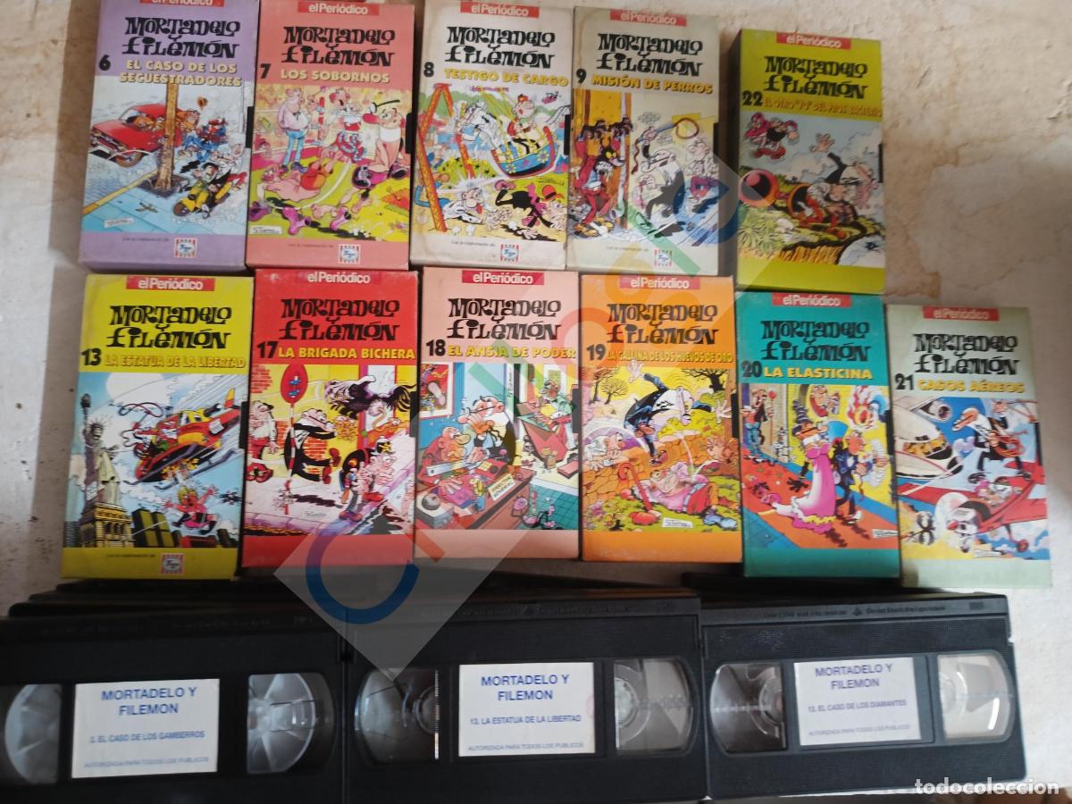Cine: 20 Peliculas VHS Mortadelo y Filemon de El Peri&oacute;dico