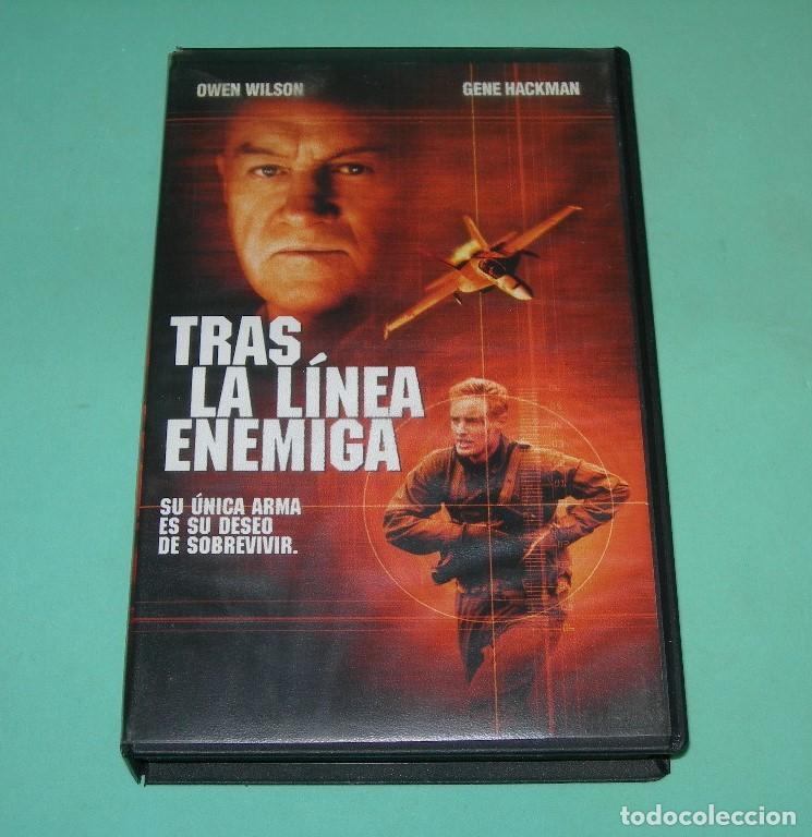 Cine: PEL&Iacute;CULA VHS TRAS LA L&Iacute;NEA ENEMIGA - OWEN WILSON - GENE HACKMAN -