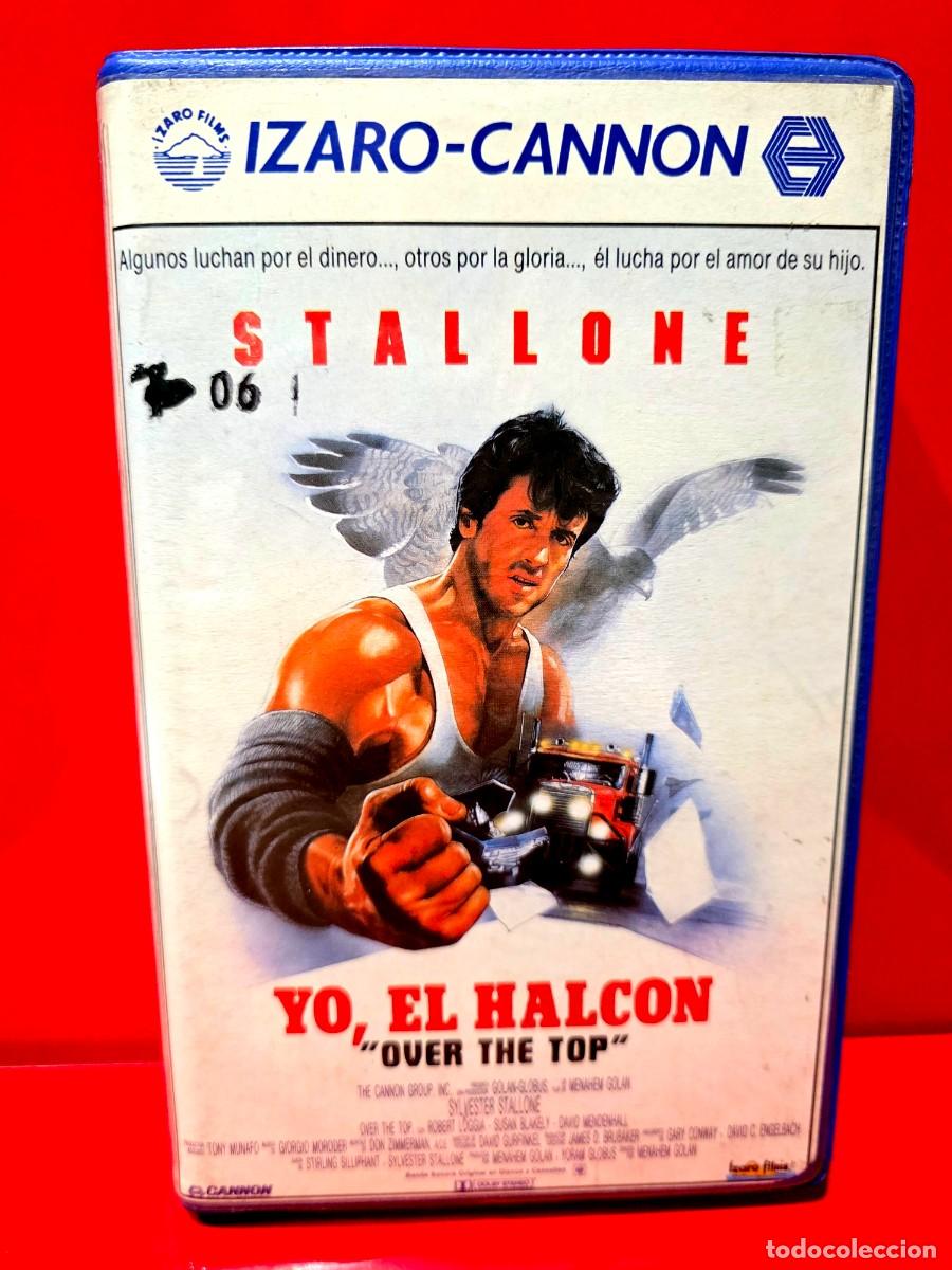 Cine: YO EL HALCON (1987) - 1&ordf; EDIC - SILVESTER STALLONE- ESTUCHE ORIGINAL CANNON IZARON