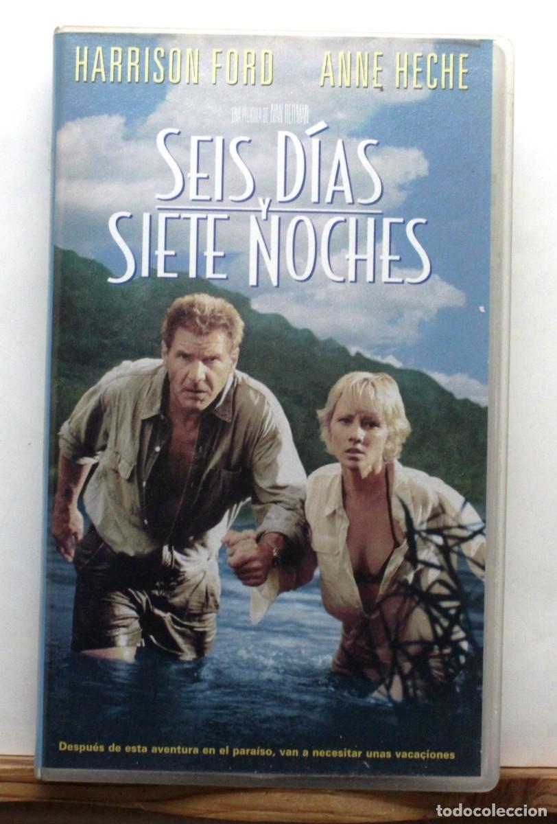 Cine: VHS. SEIS DIAS Y SIETE NOCHES. 1998 102 m. Harrison Ford. Anne Heche.