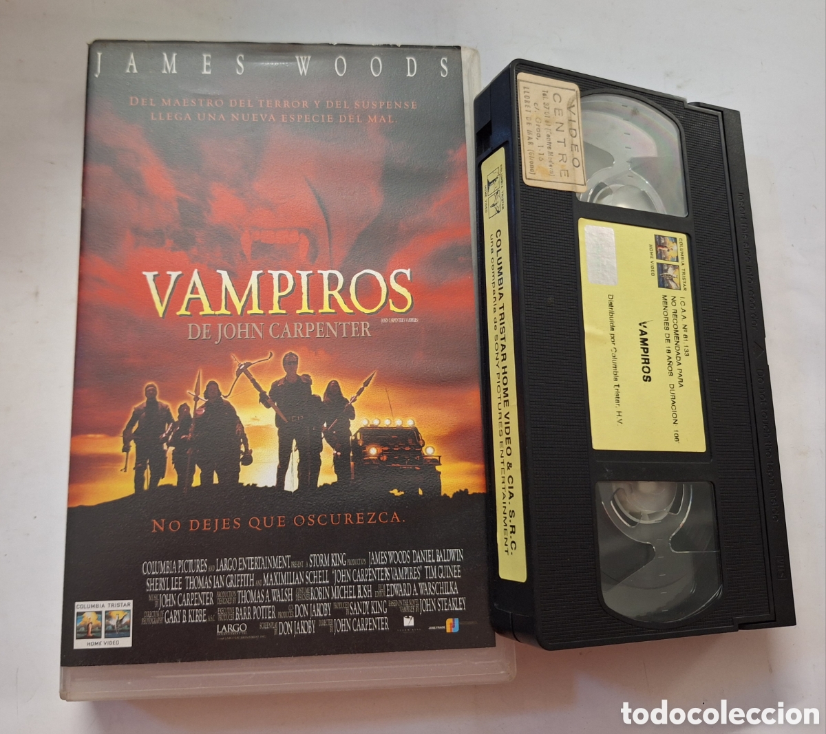 Cine: Vampiros de John Carpenter VHS Terror