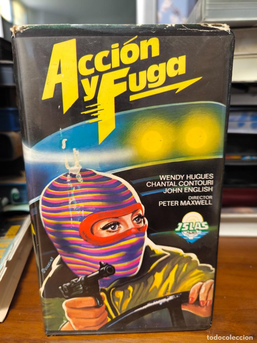Cine: Acci&oacute;n Y Fuga VHS Islas Films
