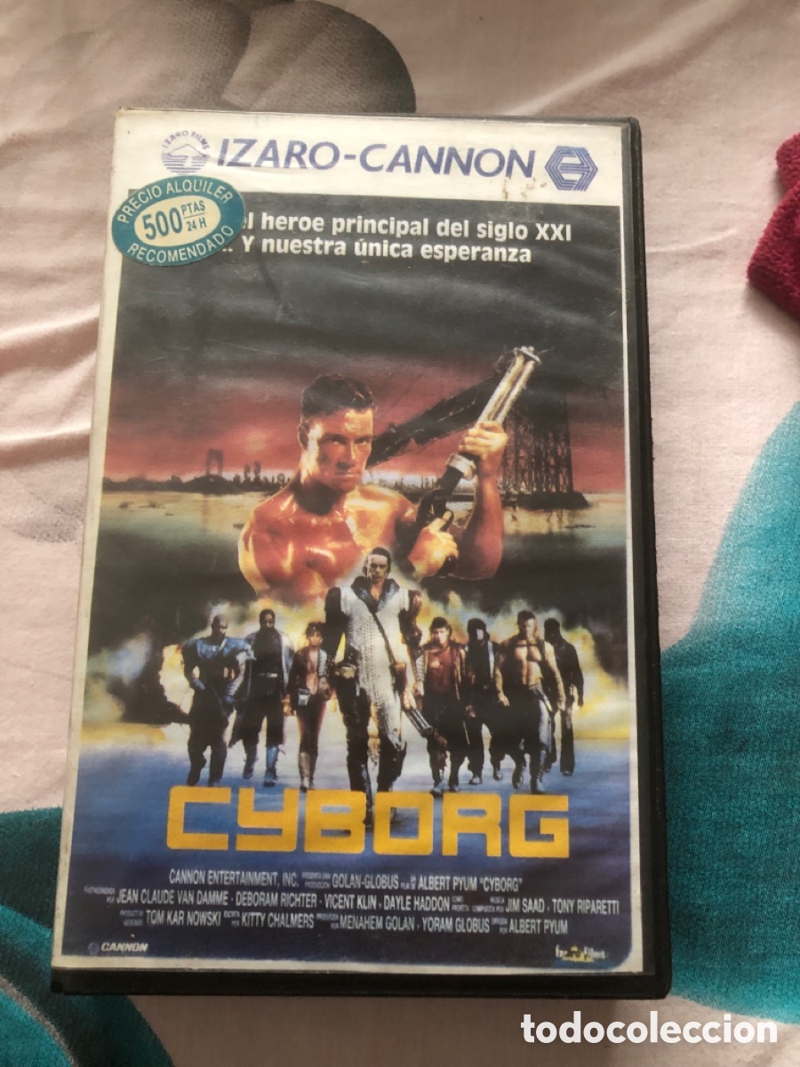 Cine: VHS grabaci&oacute;n y caratula no original CYBORG