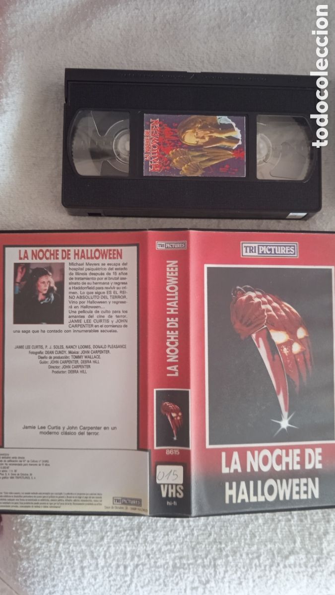 Cine: VHS La Noche de Halloween (Halloween, 1978) &ndash; Edici&oacute;n Imagen Death Sitges 1999 &ndash; TRI Pictures &ndash; John
