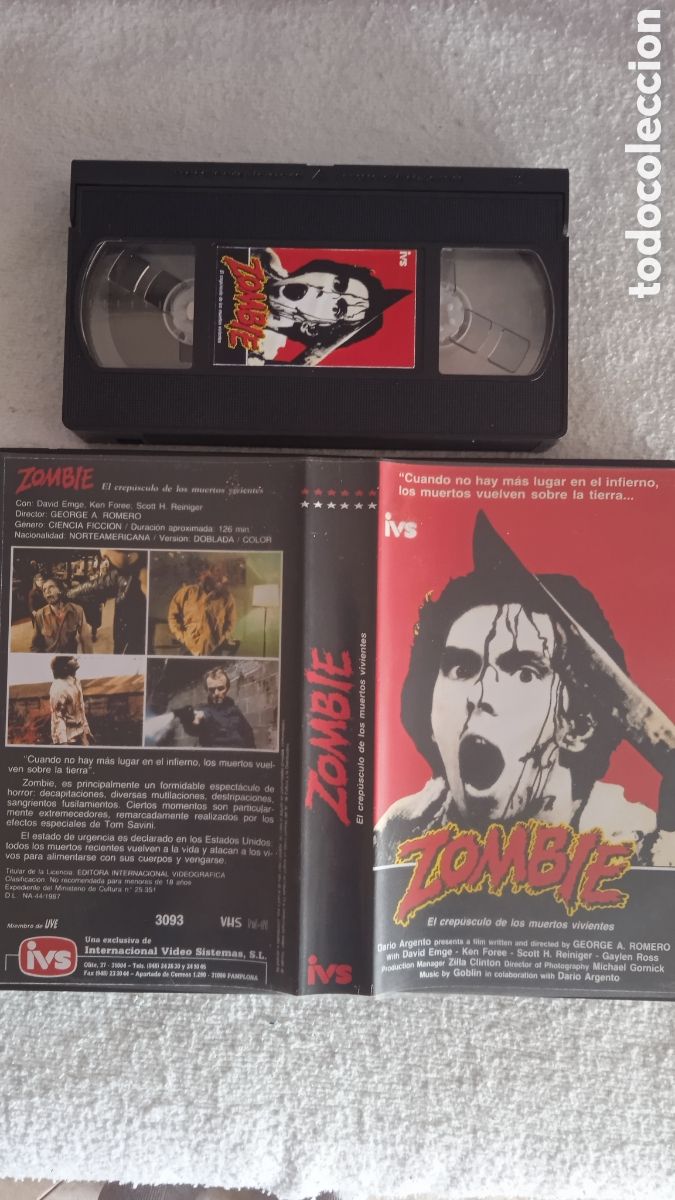 Cine: VHS Zombie (El Crep&uacute;sculo de los Muertos Vivientes) &ndash; George A. Romero &ndash; Edici&oacute;n IVS / Imagen Death