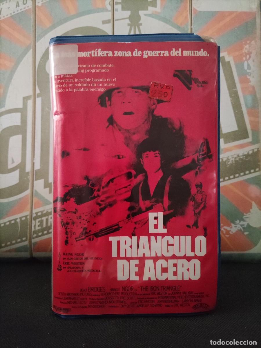 Cine: BF 10 VHS CG El triangulo de acero - Beau Bridges, Haing S. Ngor