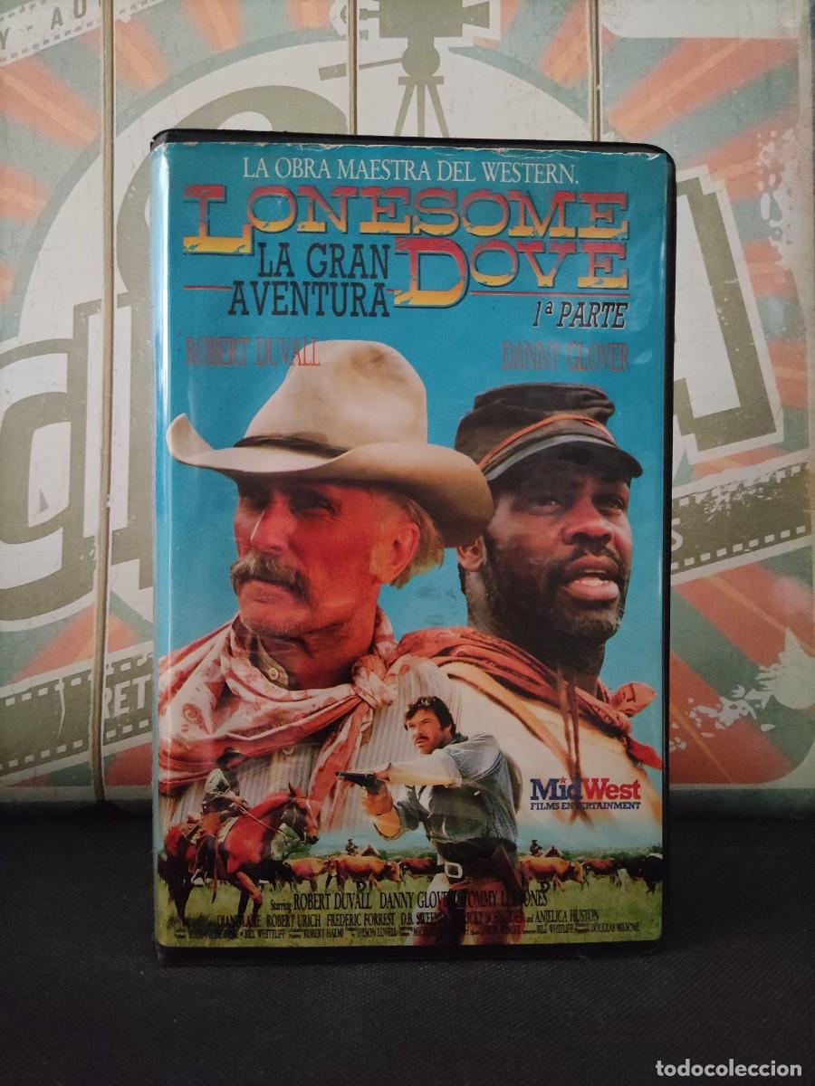 Cine: BF 10 VHS CG Lonesome Dove 1&ordf; Parte La gran aventura - Robert Duvall, Danny Glover