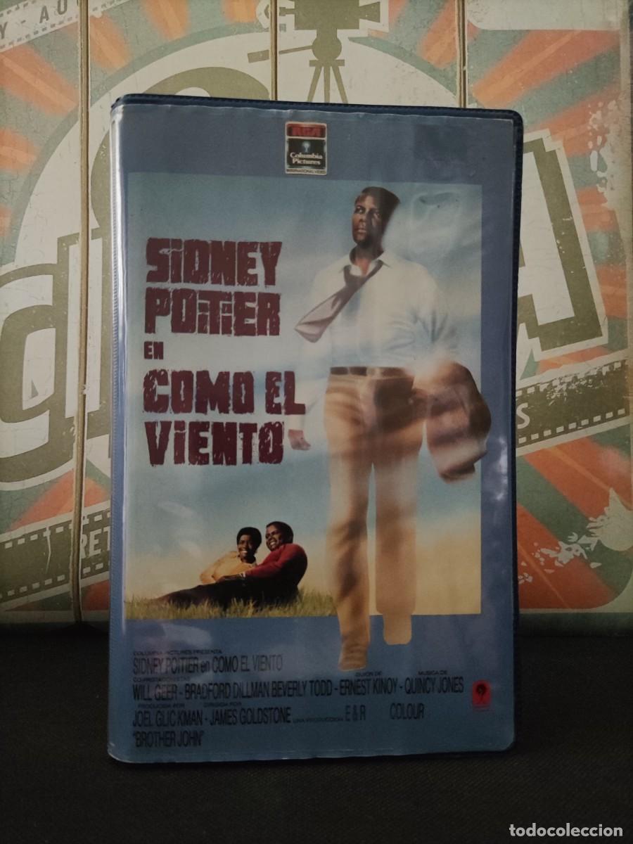 Cine: BF 10 VHS CG Como el viento - Sidney Poitier, Will Geer