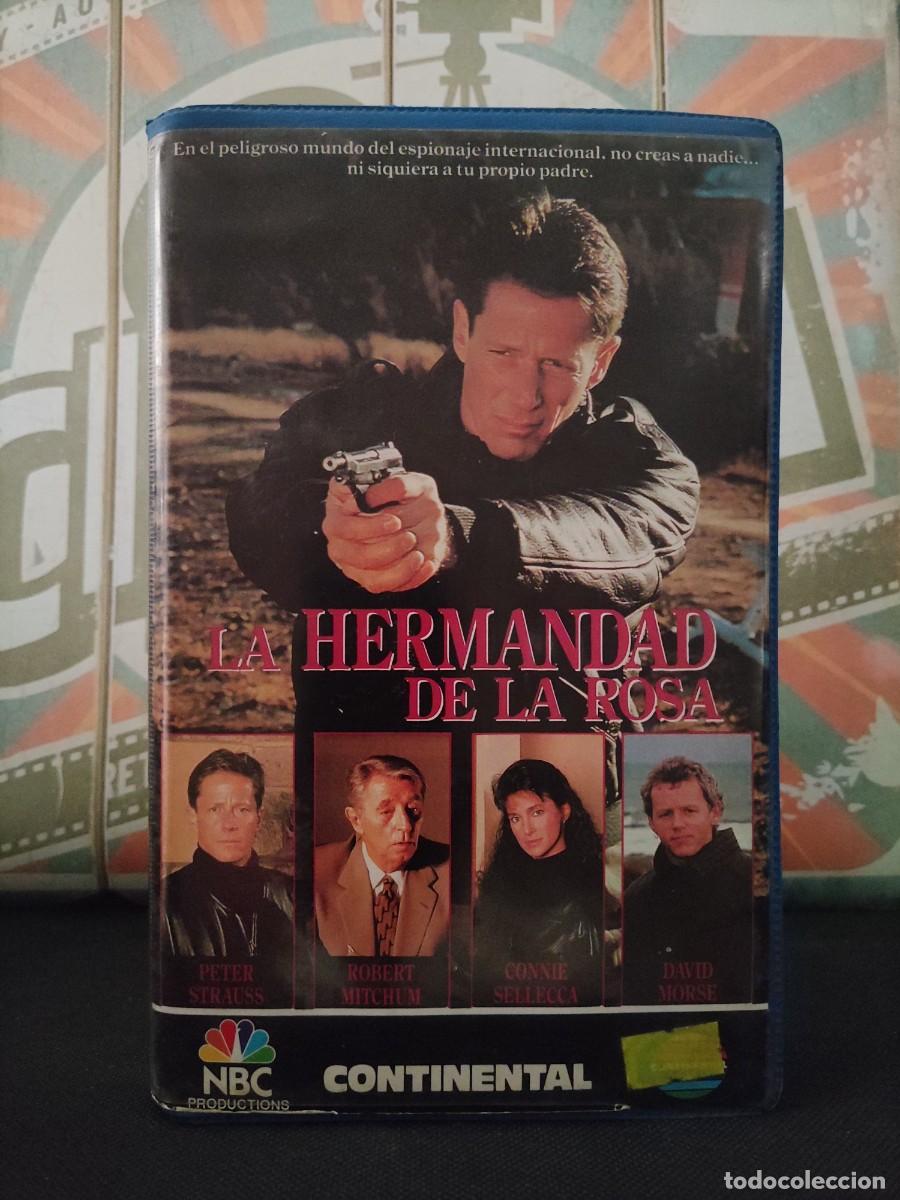 Cine: BF 10 VHS CG La hermandad de la rosa - Peter Strauss, Robert Mitchum