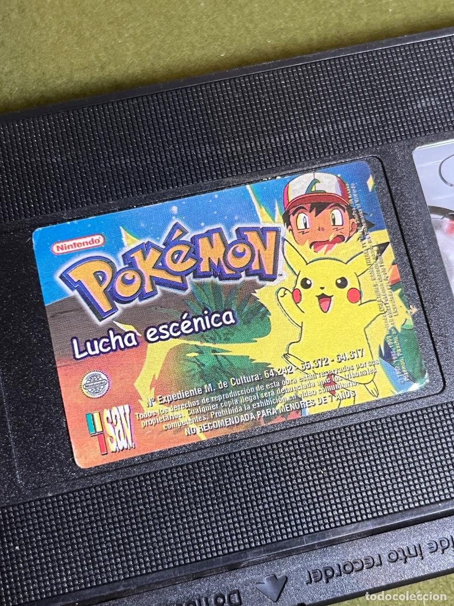 Cine: VHS Pok&eacute;mon Lucha Esc&eacute;nica Cinta Original Nintendo SAV Anime Liga &Iacute;ndigo Sin Car&aacute;tula