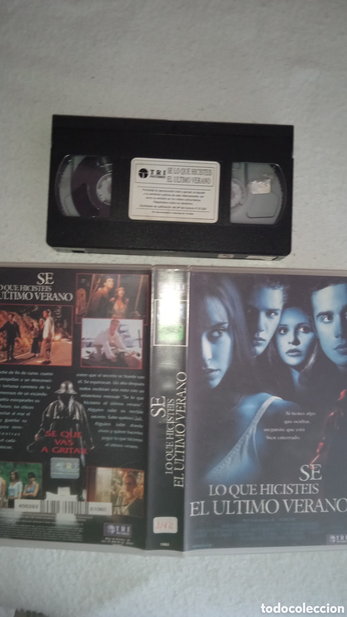Cine: S&eacute; lo que hicisteis el &uacute;ltimo verano (1997) VHS Primera Edici&oacute;n Videoclub TRI Pictures | Edici&oacute;n Ori