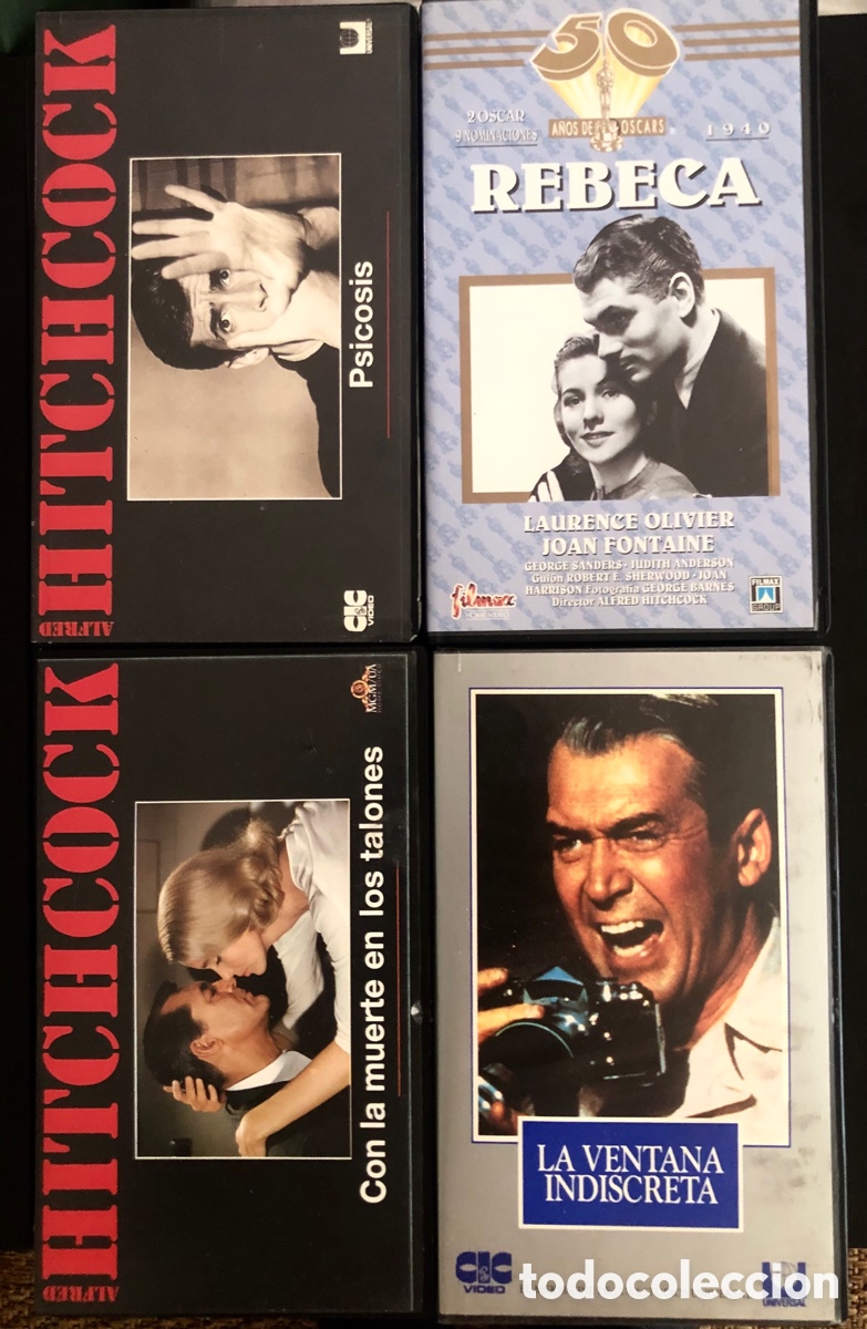 Cine: Alfred Hitchcock: Psicosis, La ventana indiscreta, Rebeca y Con la muerte en los talones