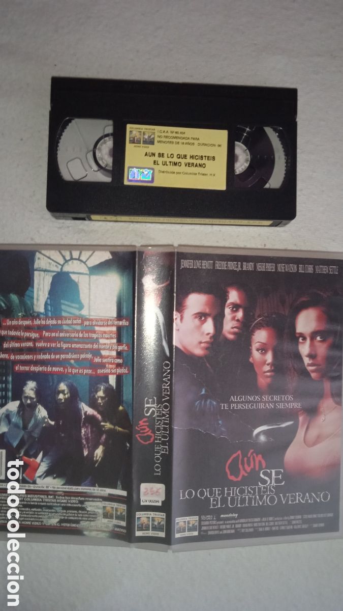 Cine: A&uacute;n S&eacute; lo que Hicisteis el &Uacute;ltimo Verano (1998) VHS Primera Edici&oacute;n Videoclub Columbia TriStar | Edi