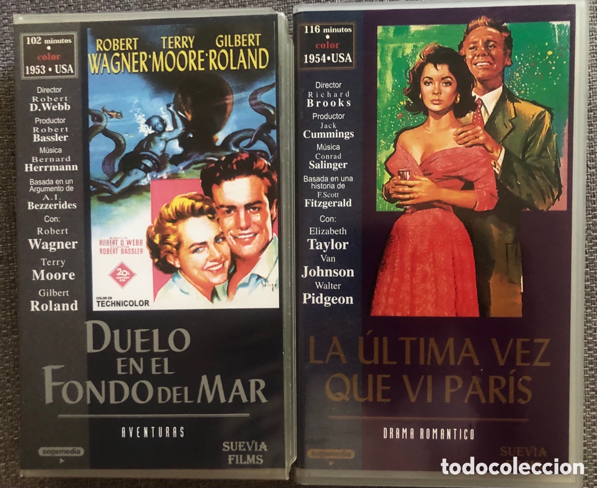 Cine: Cl&aacute;sicos Hollywood Suevia Films - La &uacute;ltima vez que vi Par&iacute;s / Duelo en el fondo del mar
