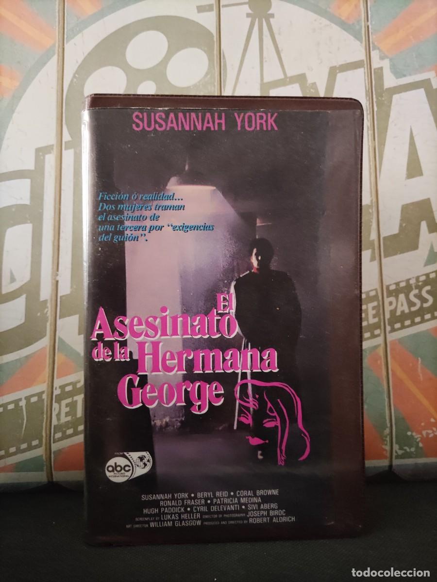 Cine: BF 10 VHS CP El asesinato de la hermana George - Susannah York (Car&aacute;tula recortada)