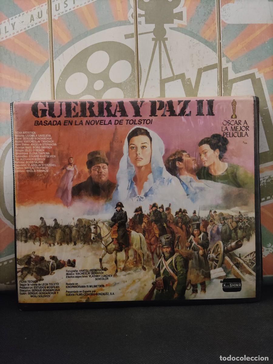 Cine: VHS CG Guerra y paz II - Basada en la novela de Tolstoi (Dos cintas)