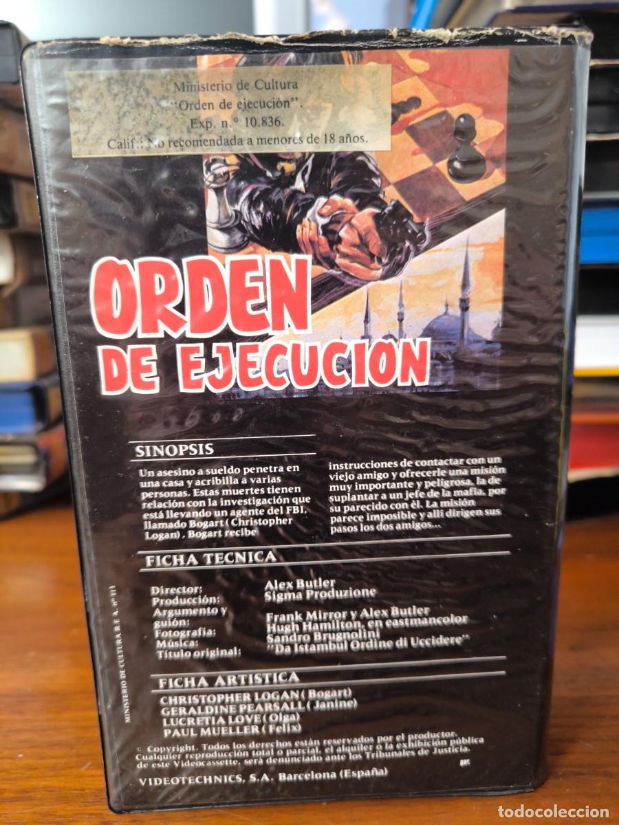 Cine: Orden de ejecuci&oacute;n vhs - Foto 2