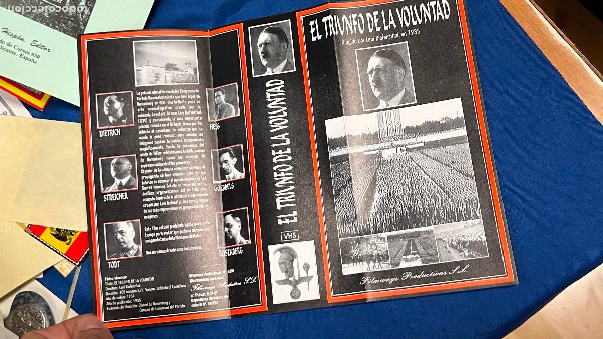 Cine: CARATULA VHS EL TRIUNFO DE LA LIBERTAD LENI REIFENSTHAL