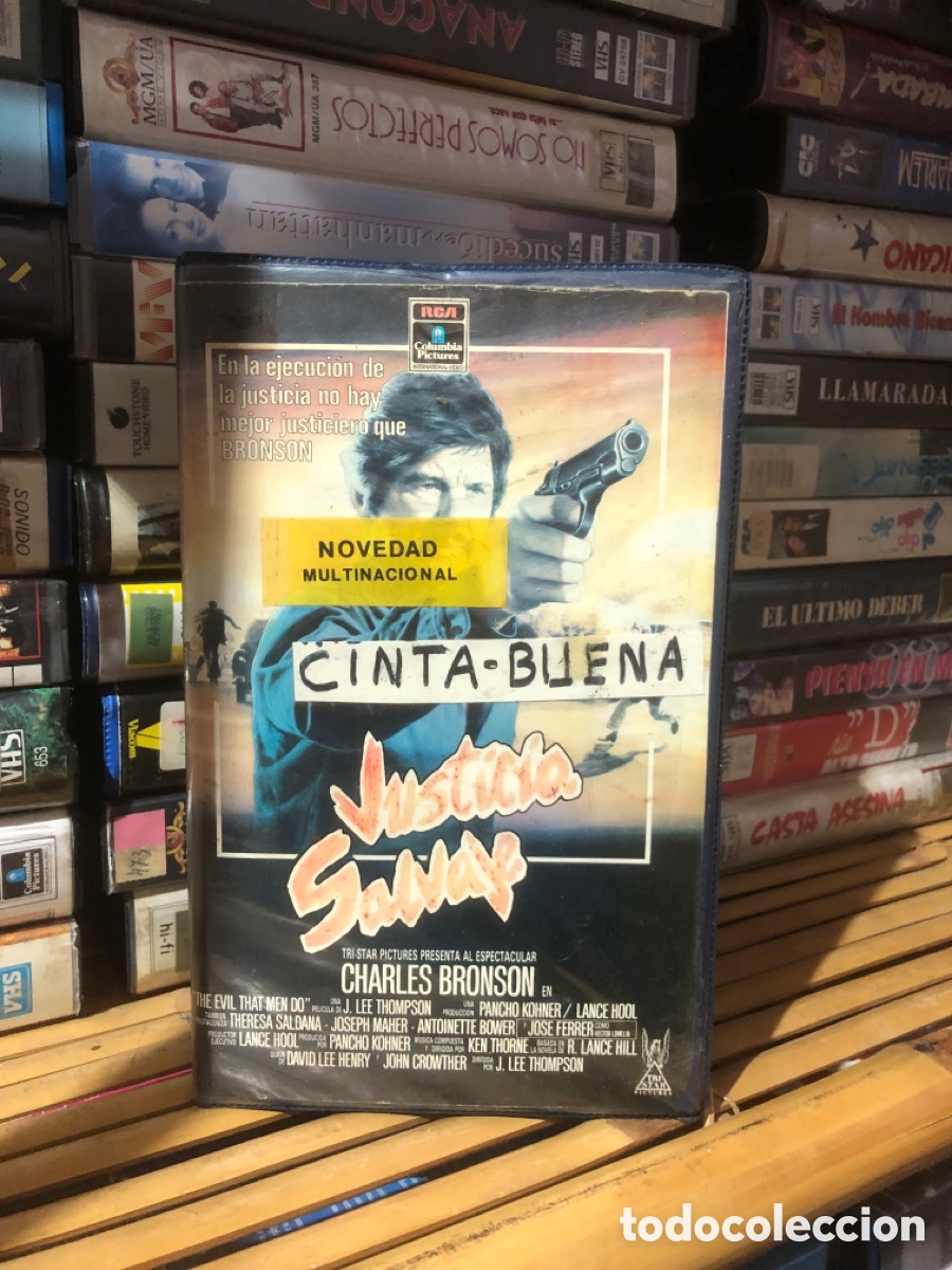 Cine: VHS V&Iacute;DEO CLUB JUSTICIA SALVAJE