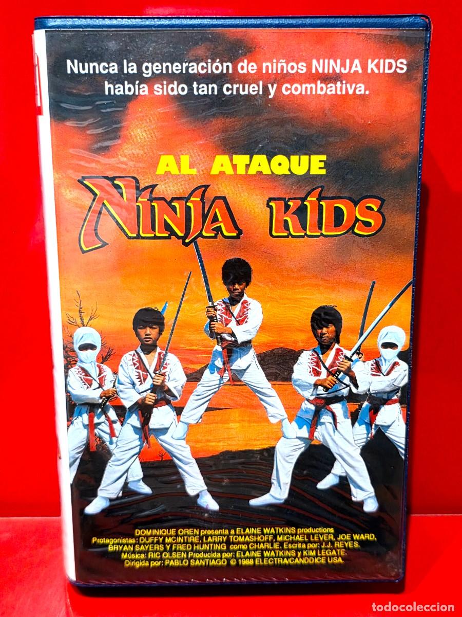 Cine: AL ATAQUE NINJA KIDS (1988) - PABLO SANTIAGO, DUFFY MCINTRE , LARRY TOMASHOFF