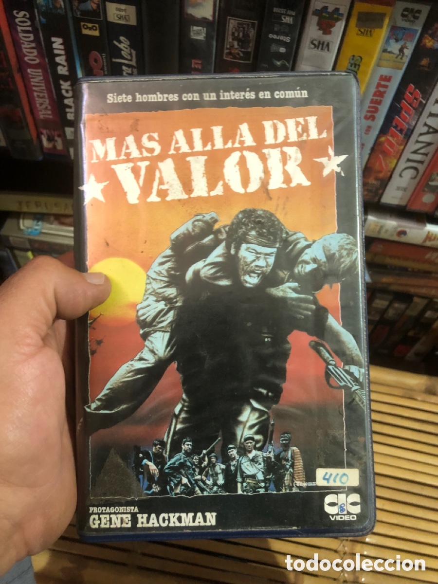 Cine: VHS V&Iacute;DEO CLUB M&Aacute;S ALL&Aacute; DEL VALOR