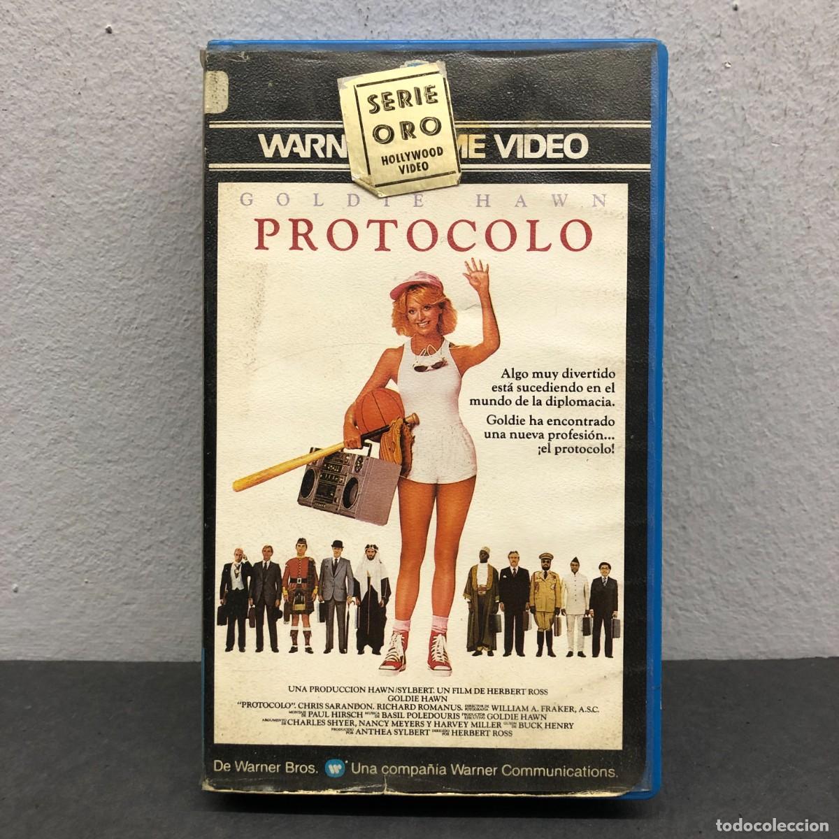 Cine: PROTOCOLO - GOLDIE HAWN - WARNER HOME VIDEO - HERBERT ROSS - VHS / 581