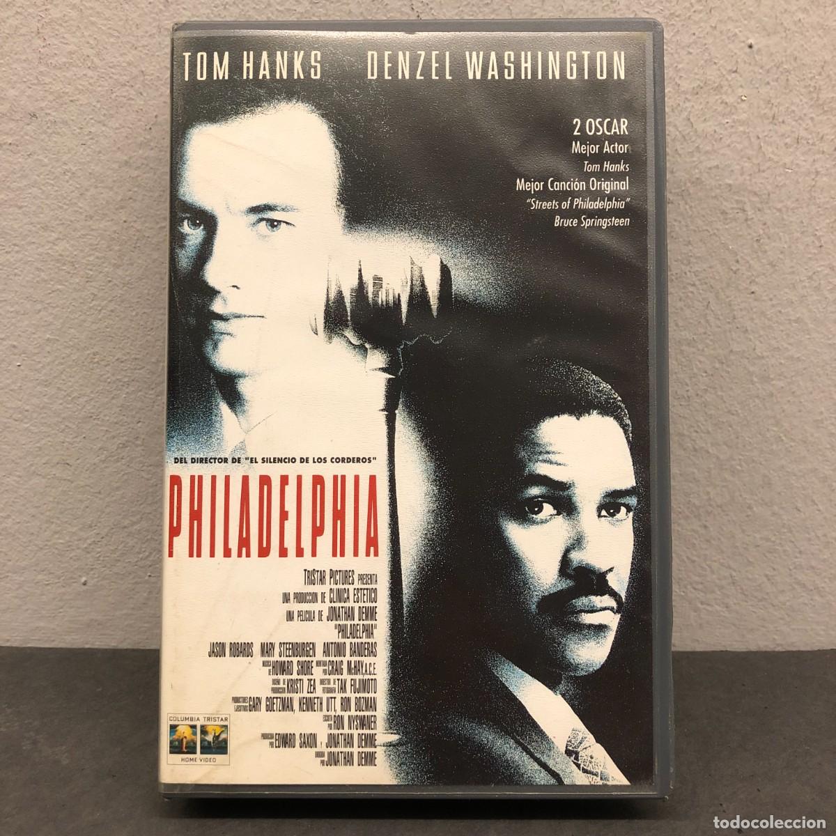 Cine: PHILADELPHIA - TOM HANKS - DENZEL WASHINGTON - 2 OSCAR - BRUCE SPRINGSTEEN - VHS / 584
