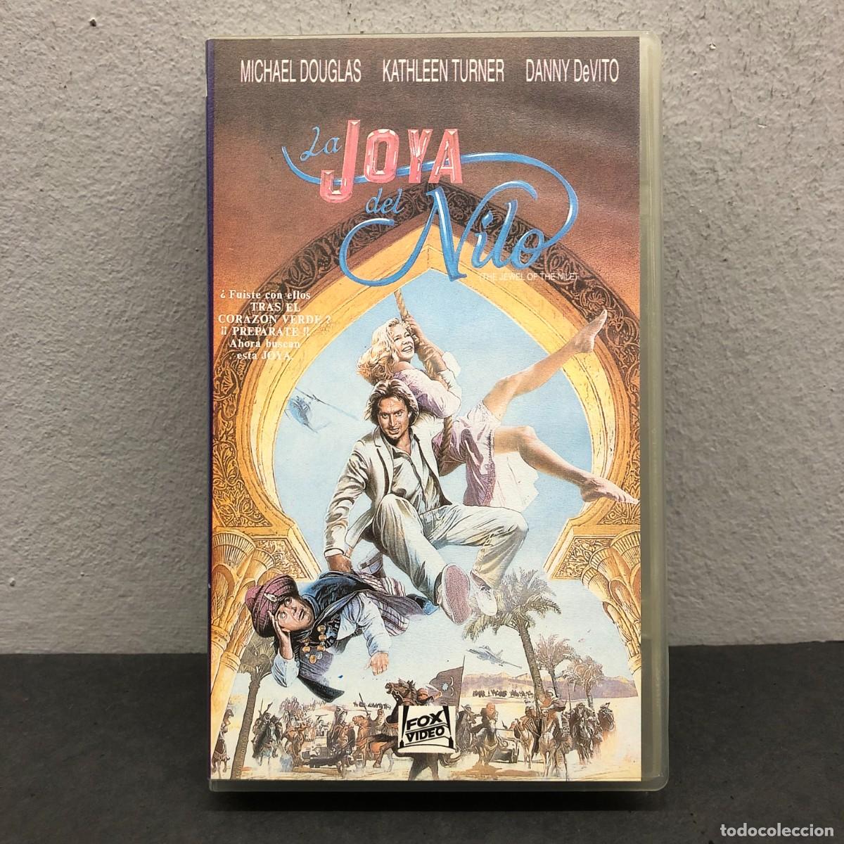 Cine: LA JOYA DEL NILO - MICHAEL DOUGLAS - KATHLEEN TURNER - DANNY DEVITO - FOX VIDEO - VHS / 586